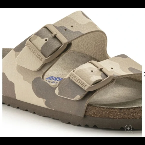 NWT Birkenstock Arizona Soft Footbed Desert Camo Birko-Flor 2-Strap - Picture 5 of 16